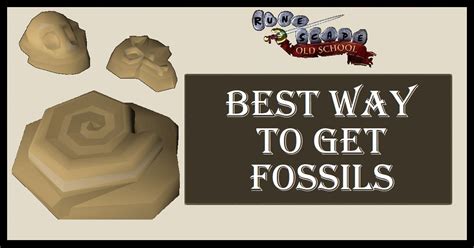 osrs best way to get fossils.